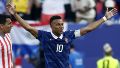 El goleador de Francia suma uno más y le pelea a Messi la bota de oro (EFE).