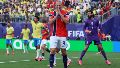 Haaland hizo los dos goles de Noruega en el triunfazo ante Brasil.
