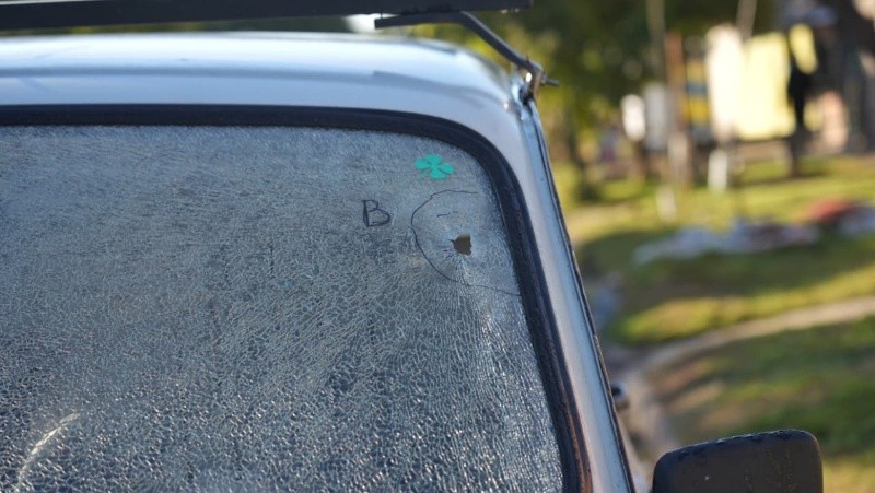 En Ameghino al 100, entre Necochea y Patricias Argentinas, se registró un balacera .(Alan Monzón)