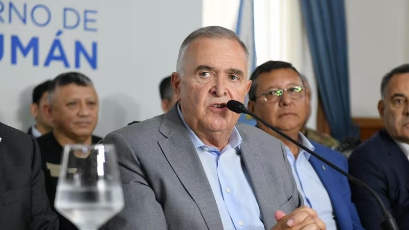 &nbsp;Osvaldo Jaldo, gobernador de Tucumán, reconoció que se trata de una decisión 