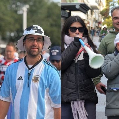 Acá y allá, la locura inentendible de la hinchada.