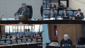 En el cuadro de abajo a la derecha, el hombre convocado en lugar del verdadero testigo.