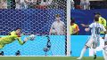 Messi falló el penal.