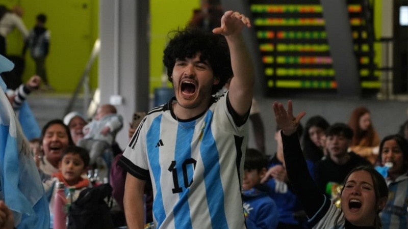 El estallido de la alegría final.