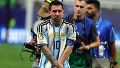 Messi sufrió el partido y al final llegó el alivio emocionado (EFE).