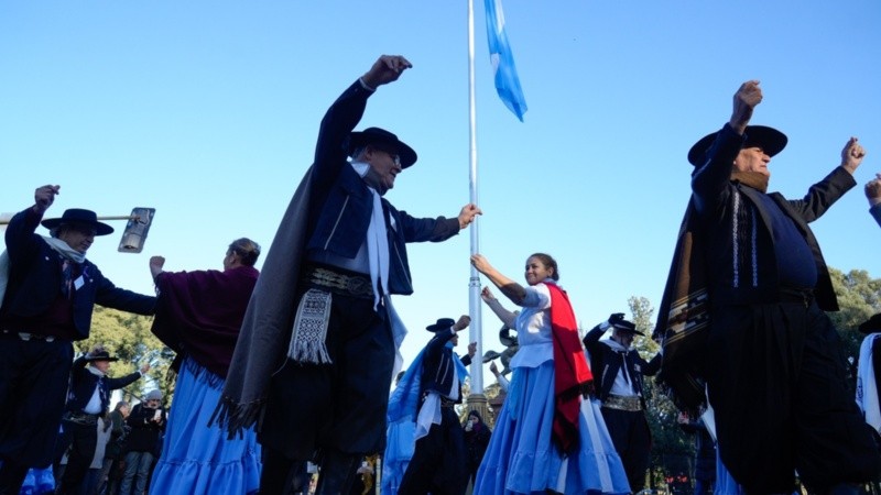 Otro 9 de julio de festejo en el Parque Independencia (Alan Monzón/Rosario3).