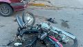 Imagen del rodado cuyo conductor falleció esta mañana en zona oeste.