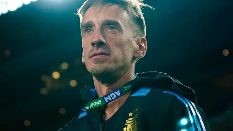 Matías Manna, miembro del cuerpo técnico de Lionel Scaloni y ex redactor de Rosario3.
