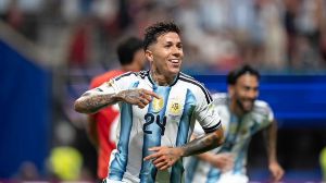 Enzo Fernández fue el autor del gol 3.000 en los Mundiales.