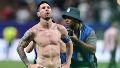Las lágrimas de Lionel Messi tras la victoria.