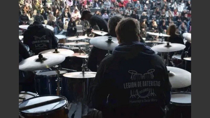 La Legión de Bateristas de Rosario vuelve al Anfiteatro.