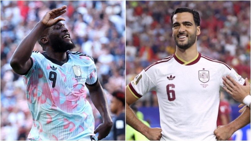 Lukaku y Merino, goleadores de la jornada previa (EFE).