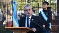El intendente Pablo Javkin en el acto por el Día de la Independencia en Rosario (Alan Monzón/Rosario3)