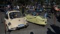 Postales de la exhibición de autos antiguos en el Parque de la Independencia (Alan Monzón/Rosario3).