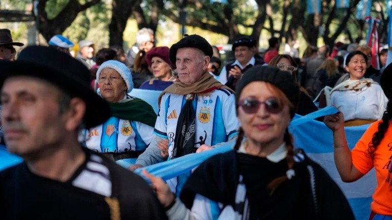 Postales del desfile patrio. (Alan Monzón/Rosario3)