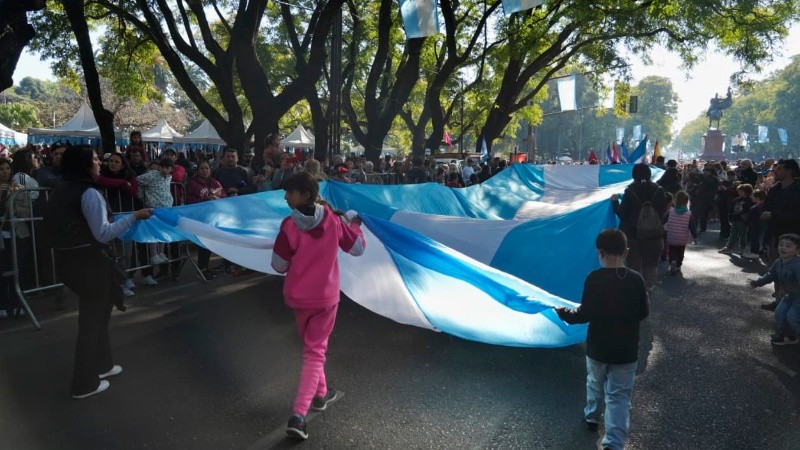 Postales del desfile patrio. (Alan Monzón/Rosario3)