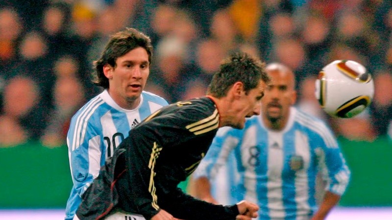 Messi rompió el récord que ostentaba Klose con la mayor cantidad de goles en un Mundial.