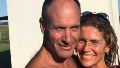 La empresaria junto a su marido