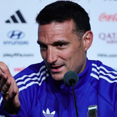 Scaloni habló con los medios en la previa del cruce de Argentina ante Suiza por los cuartos del Mundial.