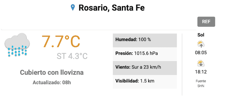 &nbsp;Así amaneció la ciudad este sábado.
