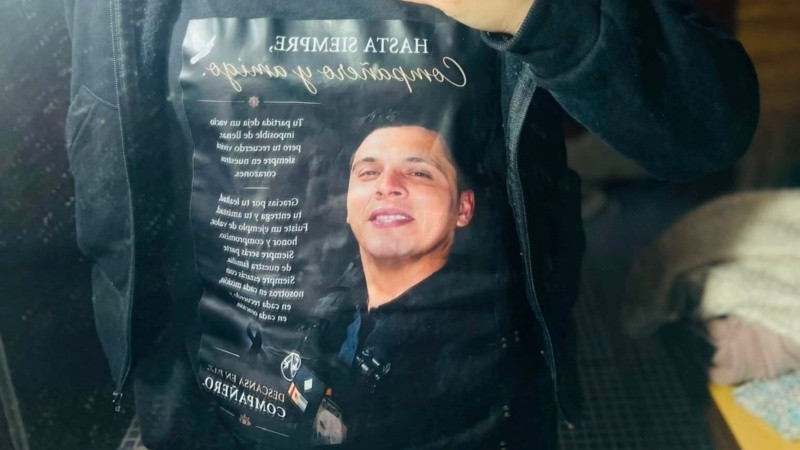 Dolor. La foto que acompañó el posteo de Victoria.