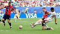 Jude Bellingham logró el empate para Inglaterra antes del final del primer tiempo.