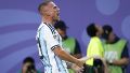 El festejo de gol de Alexis Mac Allister.