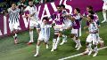 Julián metió el gol del alivio argentino (EFE).