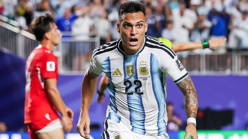 Lautaro cerró la victoria ante Suiza.