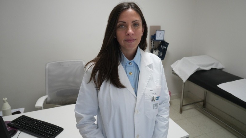 Oriunda de Villa Gobernador Gálvez, Fruci se formó en Rosario donde actualmente trabaja y vive. (Alan Monzón/Rosario3)
