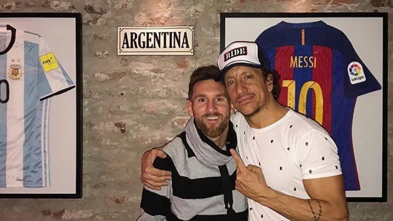 El actor habló de su amistad con el futbolista.