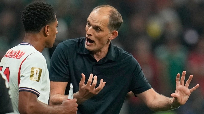 Tensión en Inglaterra por el cruce entre el DT Thomas Tuchel y la figura Jude Bellingham tras la clasificación a semifinales del Mundial.
