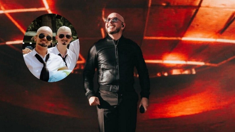 El cantante Pitbull celebra su récord Guinness (Instagram)