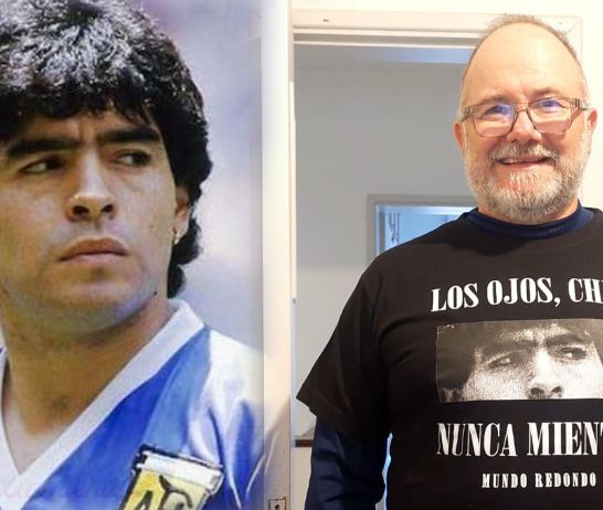 Diego Maradona y Fernando Vitale.