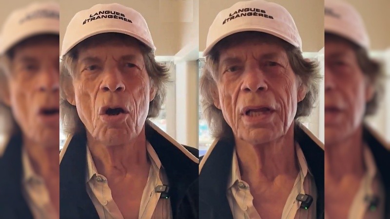 Mick Jagger compartió sus impresiones mundialistas (captura de video)