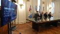 La presentación se realizó en el Salón Carrasco del Palacio de los Leones.