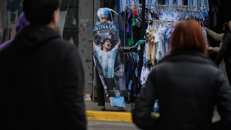 Locura mundialista en Rosario.