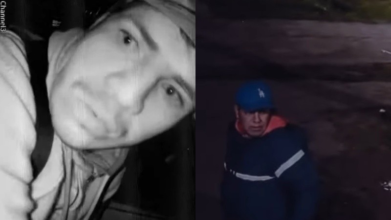 El rostro del delincuente que fue captado por las cámaras del comercio.
