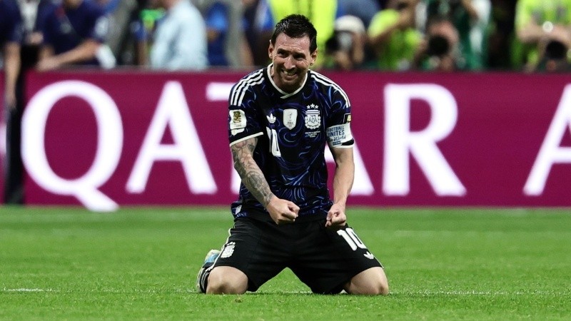 Messi jugará su tercera final en el Mundial (EFE).