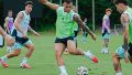 La selección entrenó en Atlanta y luego viaja a Nueva Jersey.