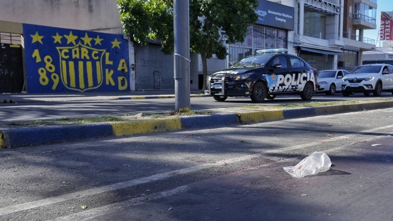 La escena del doble crimen en Reconquista y Avellaneda, Arroyito.