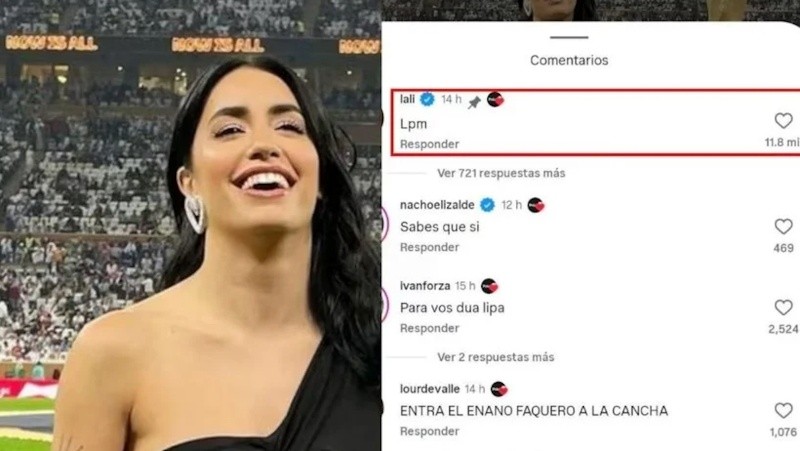 &nbsp;La reacción de Lali cuando sus fans le pidieron que vuelva a cantar el Himno en la final del Mundial.
