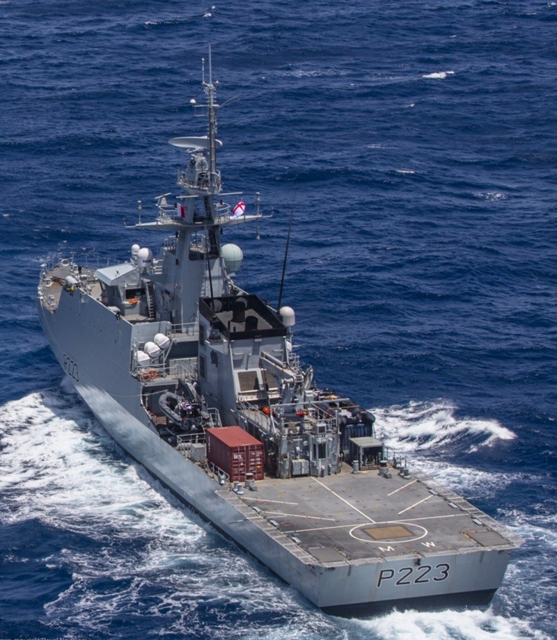 &nbsp;El HMS Medway había partido de Puerto Argentino para realizar tareas de reabastecimiento y mantenimiento en Uruguay.