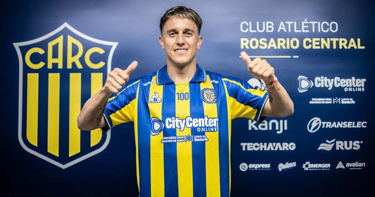 Rosario Central anunció el regreso de Franco Cervi al equipo tras 10 años desde su partida