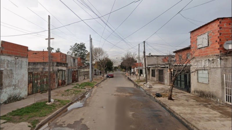 El hecho ocurrió en un domicilio de calle Bielsa al 6200 (Google maps)