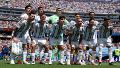 Los once que iniciaron la final del Mundial ante España (EFE).