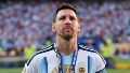 El llanto de Messi luego de la derrota ante España.