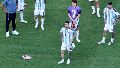 Messi y la tristeza por la derrota en la final ante España.