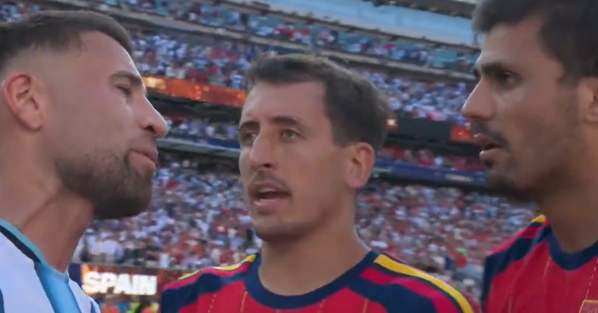 Fuerte cruce de Nicolás Otamendi con Rodri tras el partido: "Toda la semana estuviste llorando"