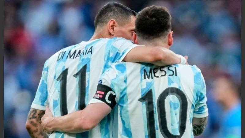 Di María y Messi, una dupla que llenó de alegría a los argentinos.